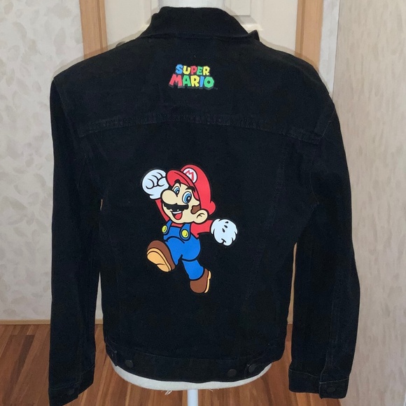 Levi Strauss Super Mario Jean Jacket Preowned Size SMALL - Picture 1 of 3